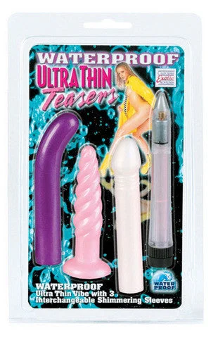 Vibrator no allergies-Waterproof Ultra Thin Teasers - Multi Colored