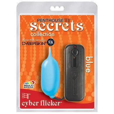 Vibrator glide speed-Cyberskin Cyber Flicker - Blue