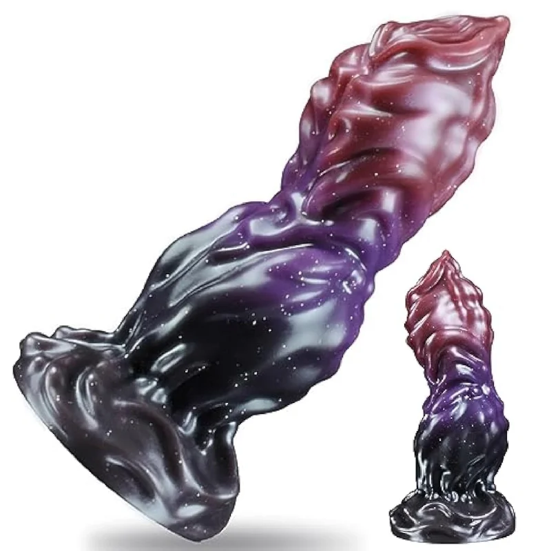 freshie-dildo-Flame 7" Fantasy Monster Dildo With Unique Stimulating Texuture - Laphwing