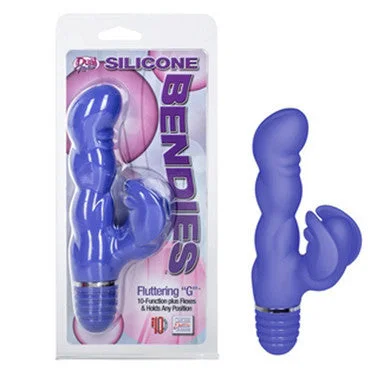 Vibrator fresh edge-Silicone Bendies Fluttering G Bendi Purple