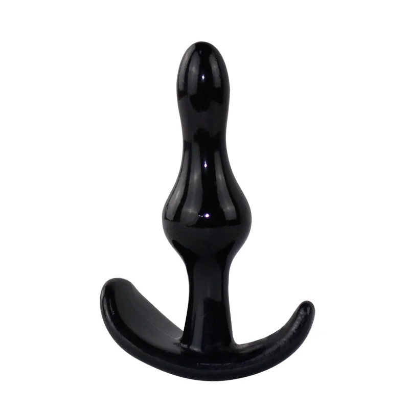 BDSM toy cuff strengths-Everyday Sexy Ripple Butt Plug - Black