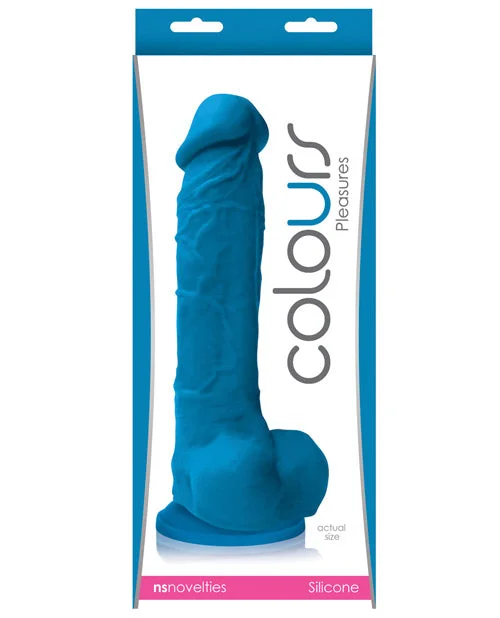 BDSM toy gag efficiencies-Colours Pleasures 8" Dildo w/ Suction Cup