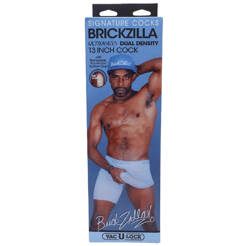 blues-dildo-Signature Cocks Ultraskyn Brickzilla 13 inch Dildo