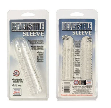 Vibrator covert design-Reversible Sleeve - Clear