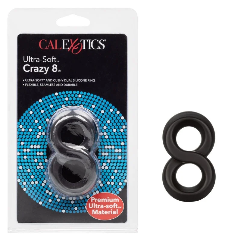 cock ring fake out-Ultra Soft™ Crazy 8 Cock Ring by Cal Exotics