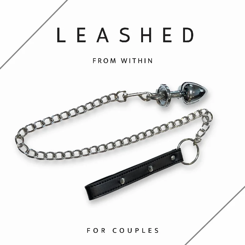 BDSM toy restraint flexibilities-Detachable Leash Butt Plug Sex Toy