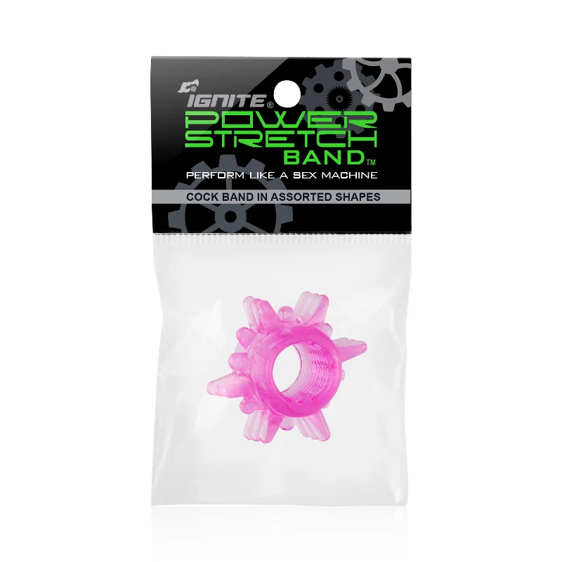 cock ring dull-Si-95093 COCK RINGS - POWER STRETCH BANDS (PURPLE)