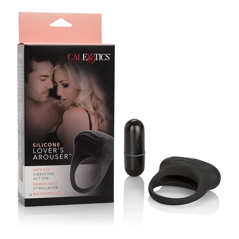 cock ring stack-Lovers Arouser Vibrating Cock Ring by Cal Exotics