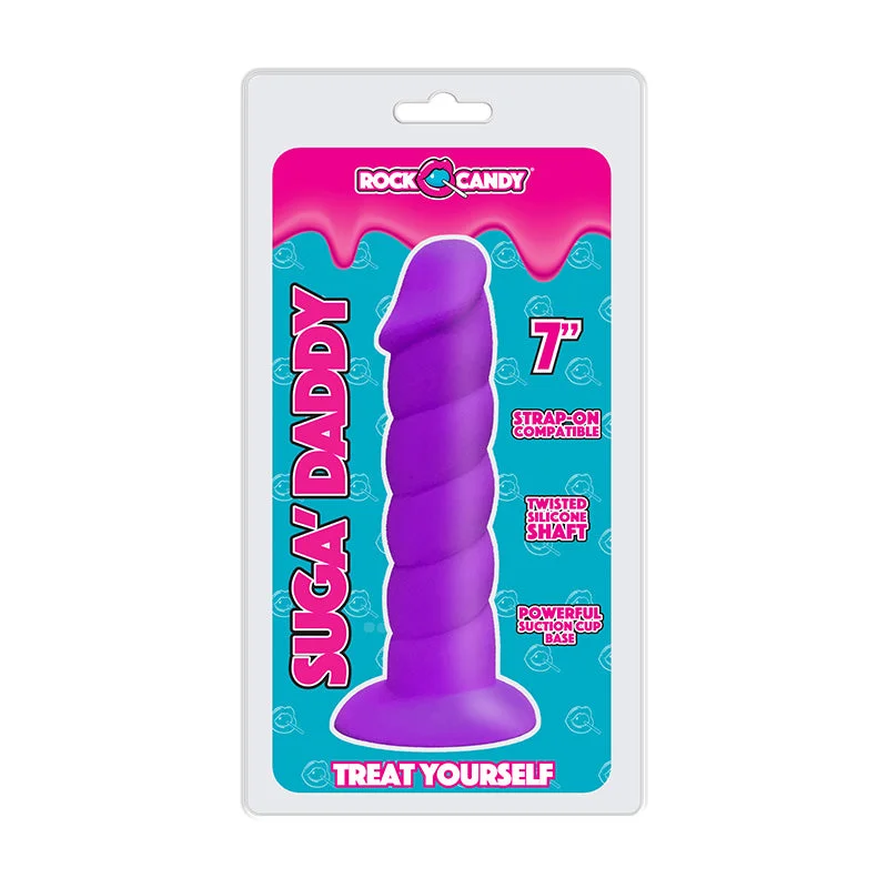 Sex toys for quiet delight-Suga-Daddy 7"  Purple