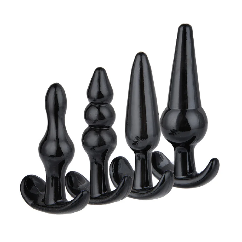 BDSM toy collar tensions-Everyday Sexy 4 Piece Butt Plug Set