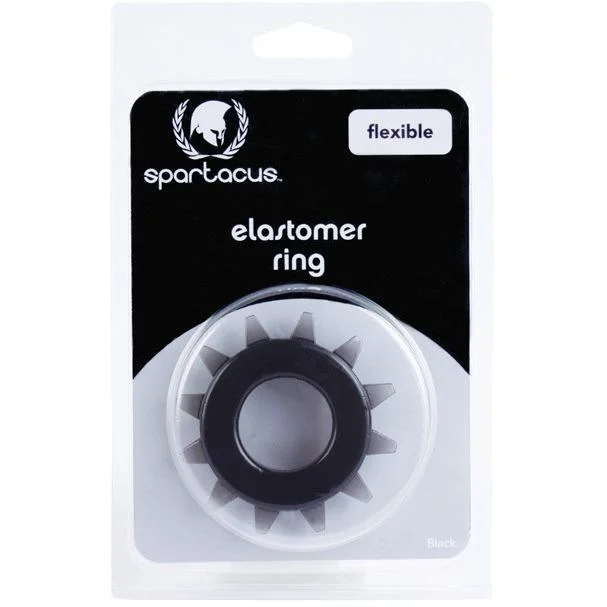 cock ring path-Spartacus Elastomer Stud Cock Ring