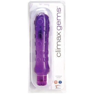 Vibrator crisp style-Climax Gems Vibrator 8-inch - Amethyst Drops