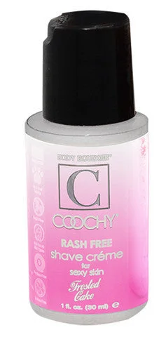 Silicone anal pulse toys-Coochy Rash Free Shave Creme - Frosted Cake - 1 oz.