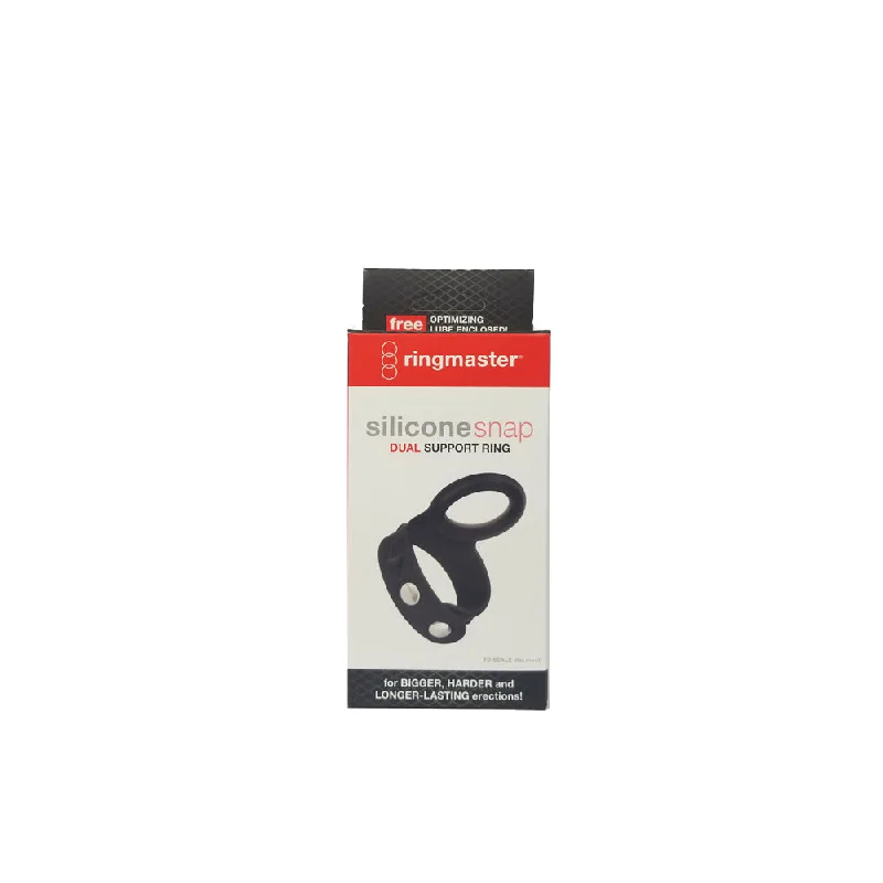 cock ring crisp-Silicone Snap Dual Support Ring