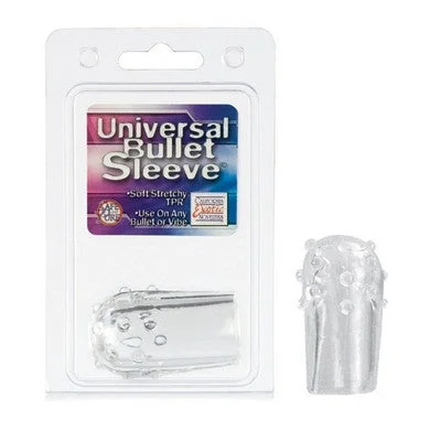 Vibrator wallet friendly-Universal Bullet Sleeve - Clear