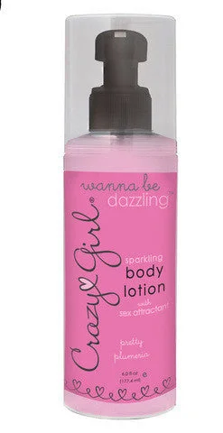 Sex toys for light pleasure-Crazy Girl Wanna Be Dazzling Sparkling Body Lotion Pretty