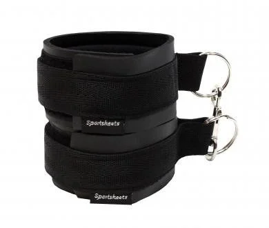 BDSM toy restraint vibes-Sports Cuffs - Black