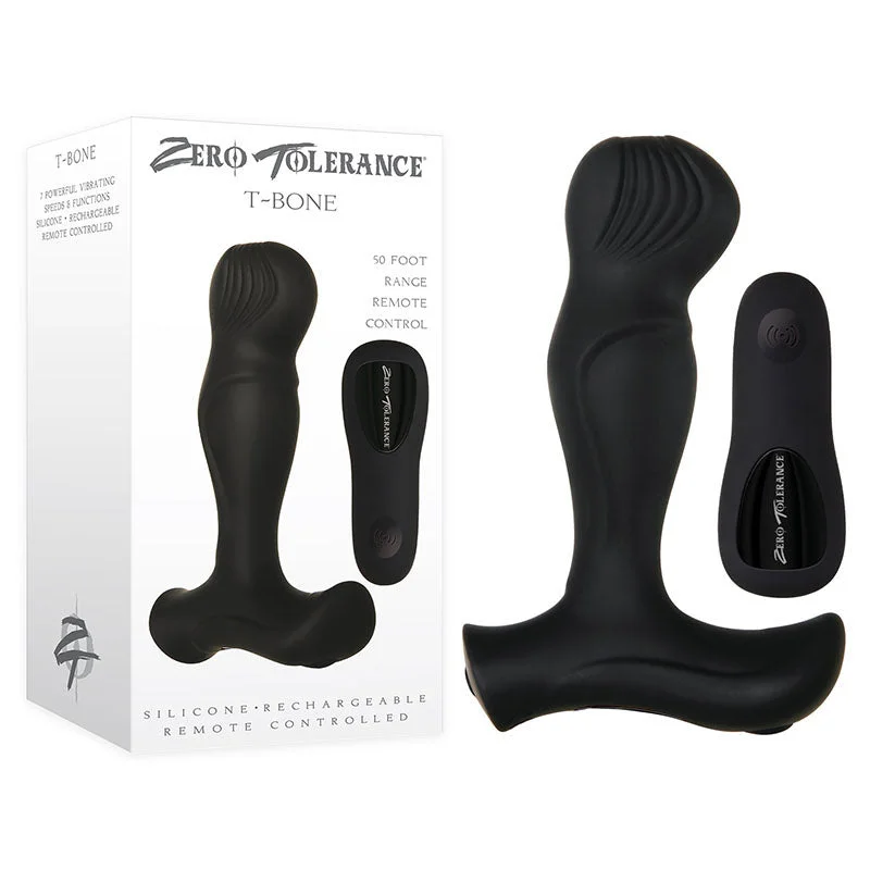 Vibrator roam lock-Zero Tolerance T-Bone Prostate Vibrator Butt Plug