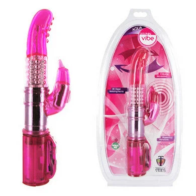 Vibrator low murmur-Aqua Dolphin Vibrator - Pink