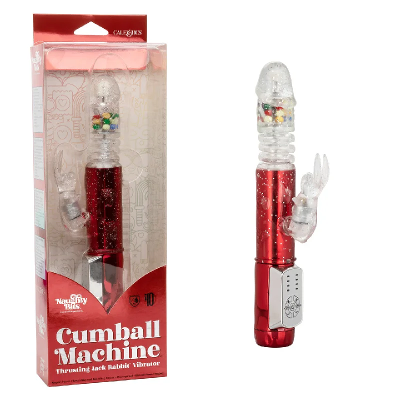 Vibrator self treat-Naughty Bits CUMBALL MACHINE Thrusting and Rotating Jack Rabbit Vibrator