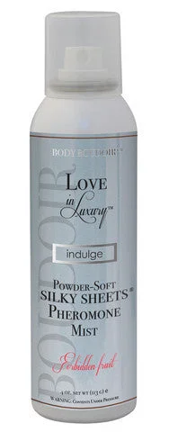 Sex toys with mild texture-Love In Luxury Indulge Powder Soft Silky Sheets Pheromone Mist - Forbidden Fruit - 4 oz.