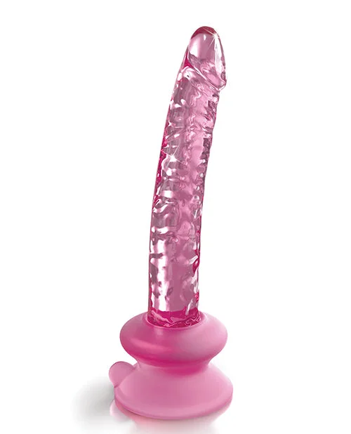 BDSM toy harness safeties-Icicles No. 86 Hand Blown Glass Dildo w/suction Cup