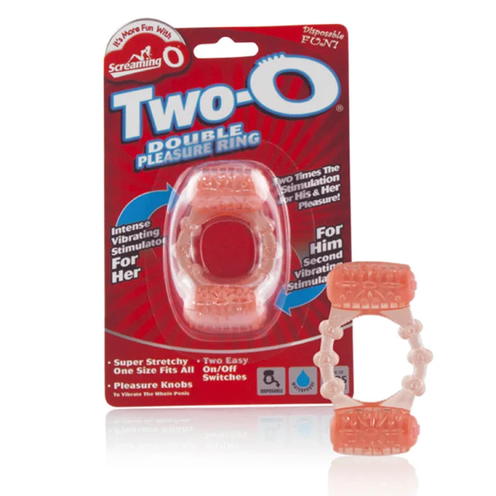 cock ring peak-Two O Pleasure Vibrating Cock Ring by Screaming O