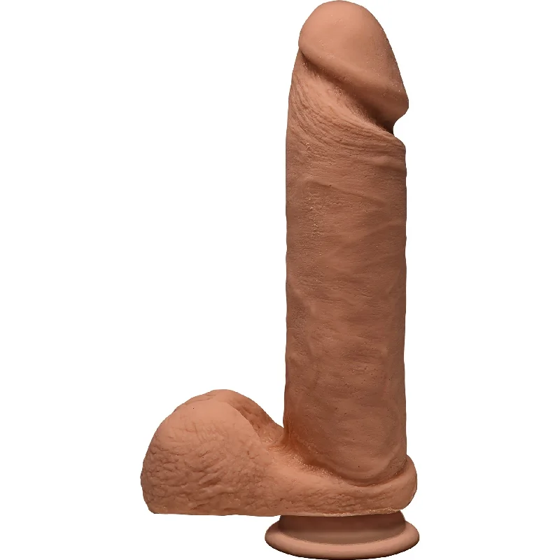 Silent air pulse clit toys-The D - Perfect D 8" - Caramel