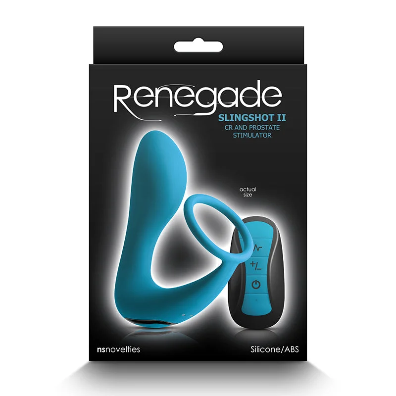 cock ring spy-Renegade Slingshot II Vibrating Cock Ring and Prostate Stimulator by NS Novelties