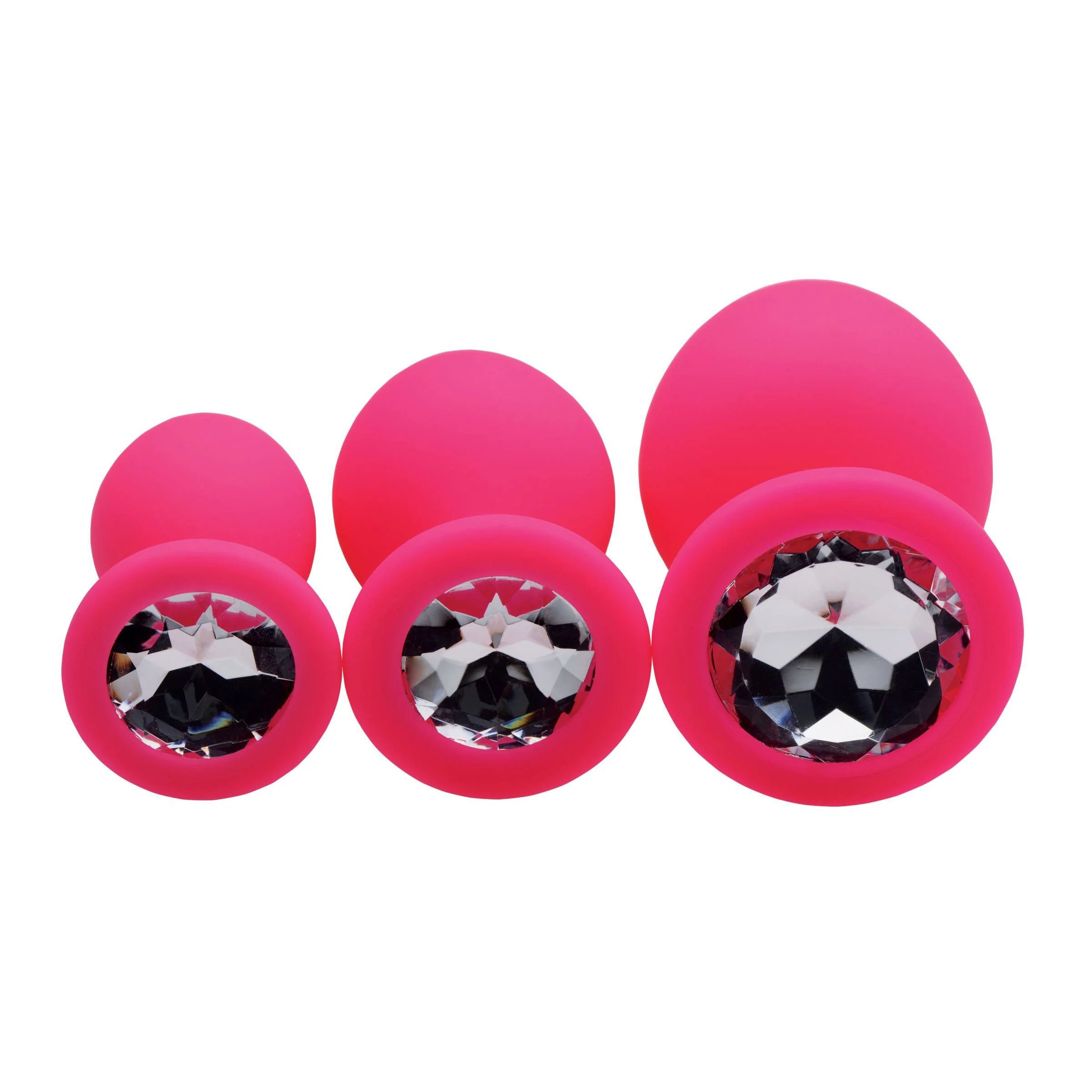 BDSM toy kit flexibilities-Frisky Pleasure 3pc Sexy Butt Plug Set