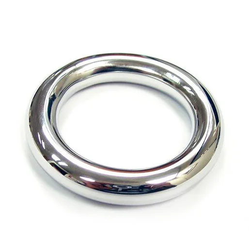 cock ring rinse-Rouge Stainless Steel Round Cock Ring 40mm