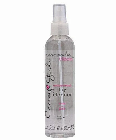 Vibrating wands for soft play-Crazy Girl Wanna Be Clean Anti-Bacterial Toy Cleaner - Sweet N Fresh - 8 oz.