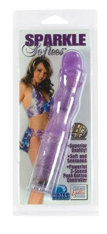 Vibrator free roam-Sparkle Softees - The G - Purple