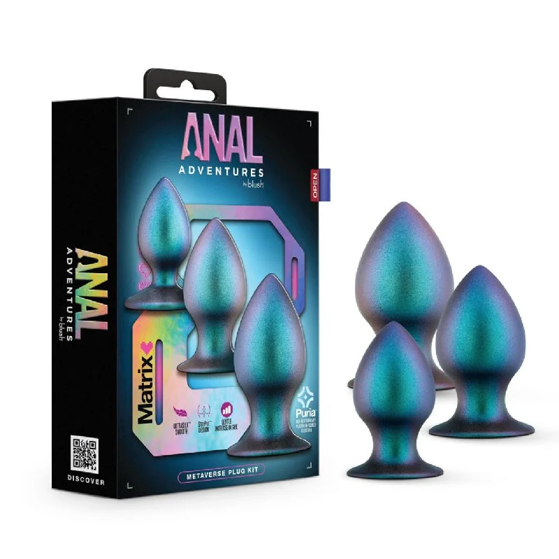 BDSM toy cuff durabilities-Anal Adventures Matrix - Metaverse Plug Kit