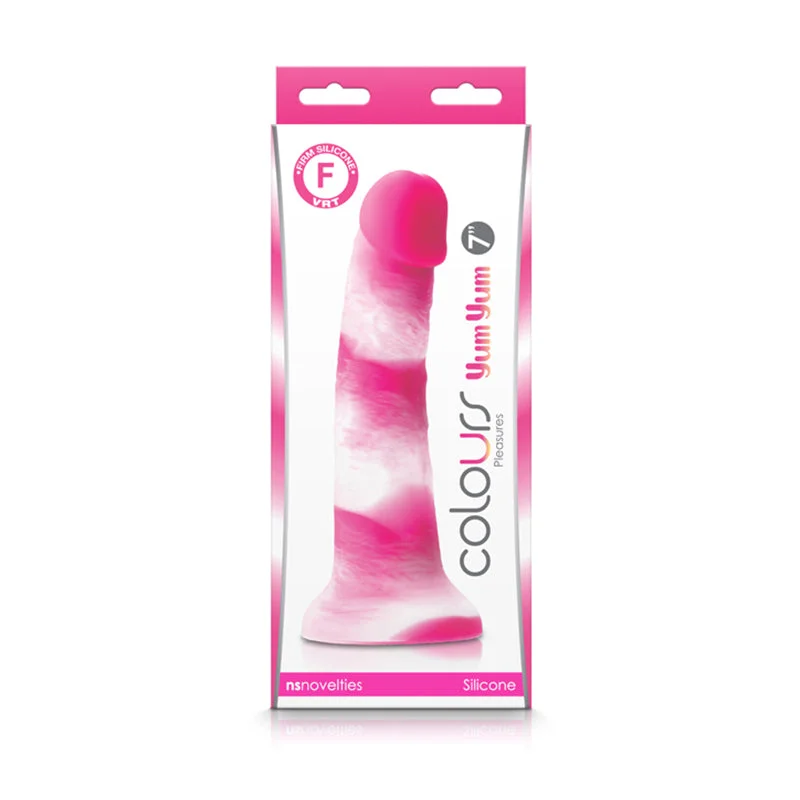 shark-dildo-Colours Pleasures Yum Yum 7" Dildo - Pink