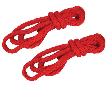 BDSM toy kit vibes-Sex And Mischief Red Silky Rope