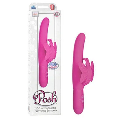 Vibrator body wellness-Posh 10-function Silicone  Fluttering Butterfly - Pink