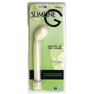 Vibrator fuzzy feel-Celebrity Slimline G Vibrator - Glow In The Dark