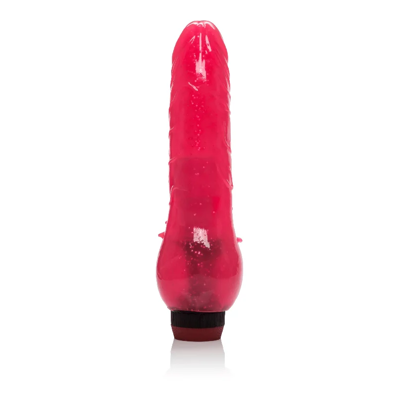 Vibrating toys with fine air-Clitterific 8 Inches - Hot Pink