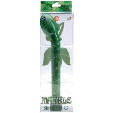 Vibrator twist form-Marble Slimline G Vibrator - Green