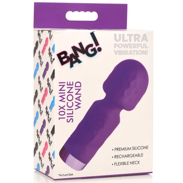 Sex toys for sensual intimacy-BANG! PURPLE 10X MINI WAND