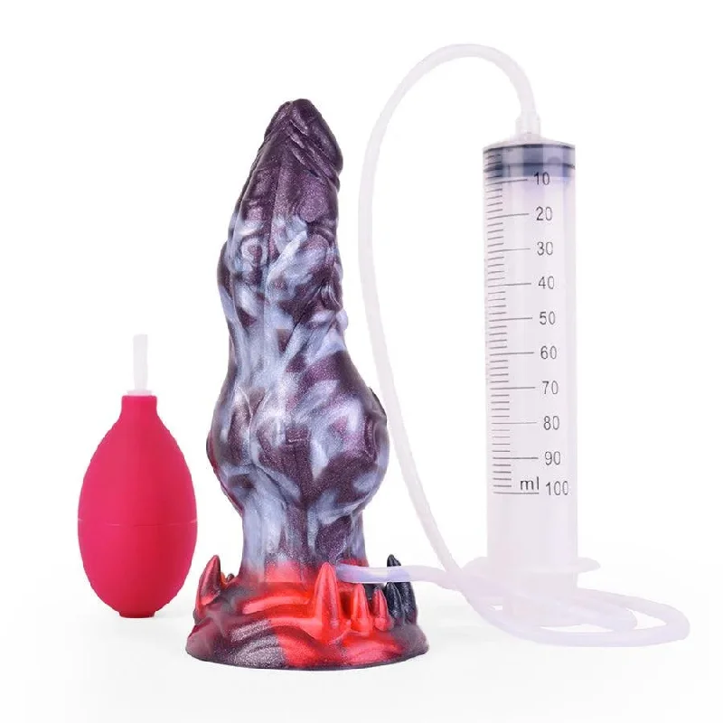 five-action-dildo-7 Inches Ultimate Dog Squirting Dildo