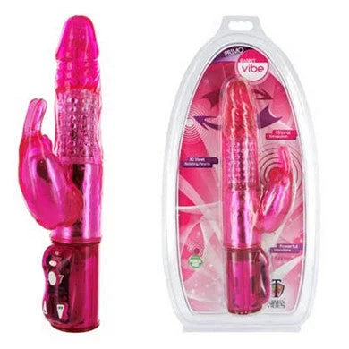 Vibrator slip case-Primo 7-Function Rabbit Vibrator - Pink