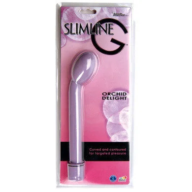 Vibrator tote size-Celebrity Slimline G Vibrator - Orchid Delight