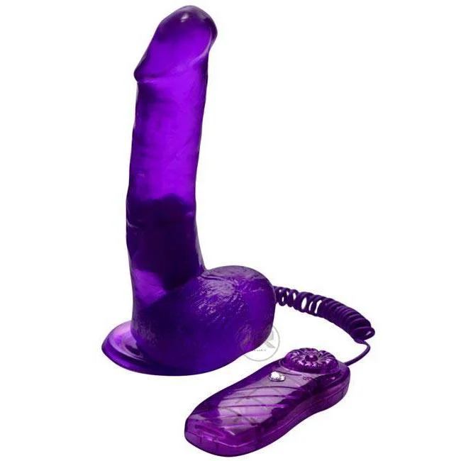 troll-dildo-7.5 Inch Suction Cup Vibrating Cock