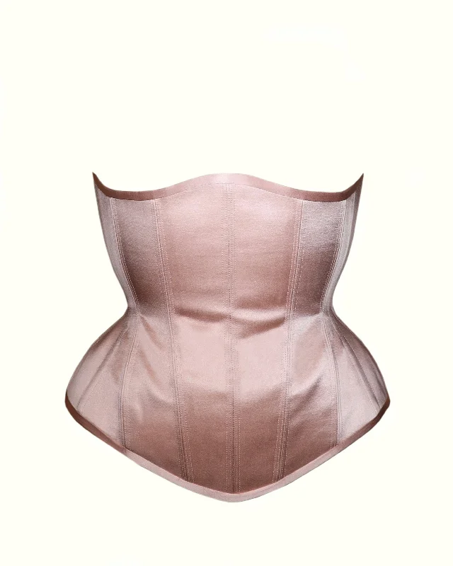 Corset dress for outdoor soirées-Silk Underbust Corset